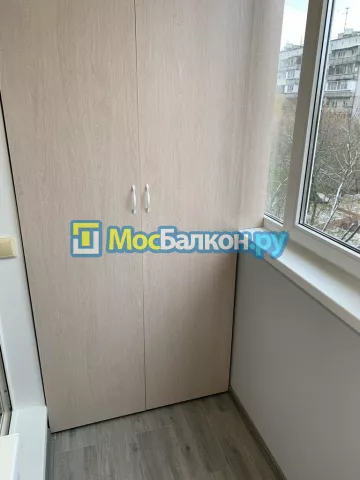 Шкаф на балкон купить в Красногорске на заказ недорого от МосБалкон