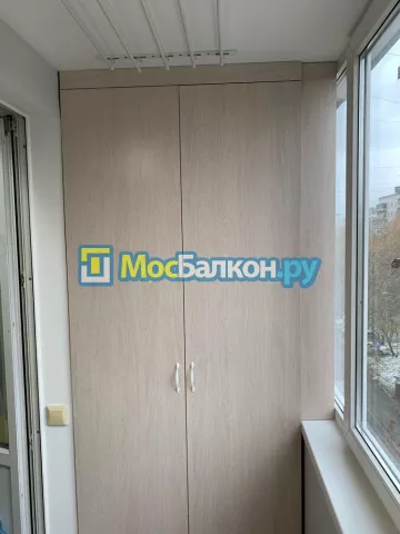 Шкаф на балкон купить в Красногорске на заказ недорого от МосБалкон