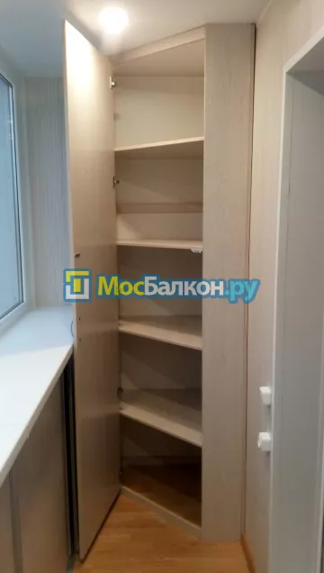 Шкаф на балкон купить в Красногорске на заказ недорого от МосБалкон
