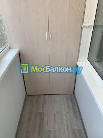 Шкаф на балкон купить в Красногорске на заказ недорого от МосБалкон