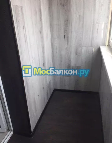 Отделка балкона и лоджии пластиковыми ПВХ панелями в Красногорске от компании МосБалкон