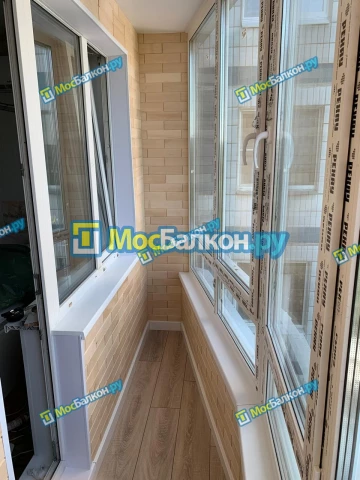 Отделка балконов в Красногорске | Отделка балконов и лоджий и обшивка под ключ в МосБалкон