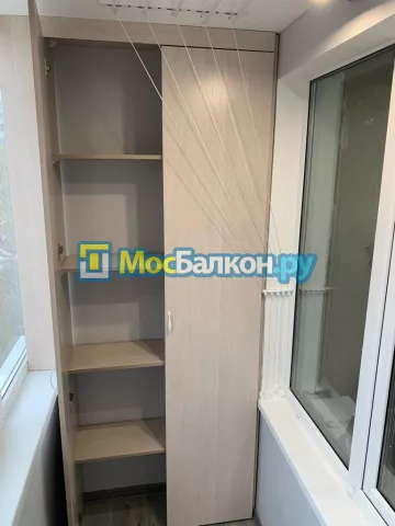 Шкаф на балкон купить в Красногорске на заказ недорого от МосБалкон