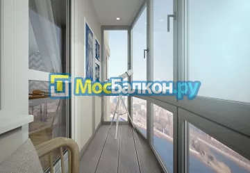 Французское остекление балконов и лоджий под ключ по доступным ценам в Красногорске | МосБалкон