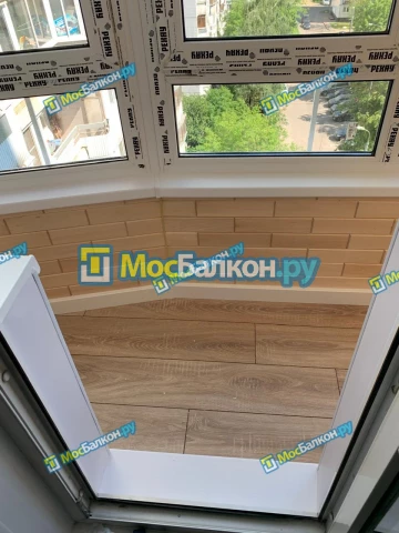 Отделка балконов в Красногорске | Отделка балконов и лоджий и обшивка под ключ в МосБалкон