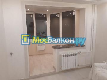 Остекление лоджии в доме П44Т