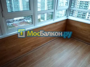 Отделка балкона и лоджии пластиковыми ПВХ панелями в Красногорске от компании МосБалкон