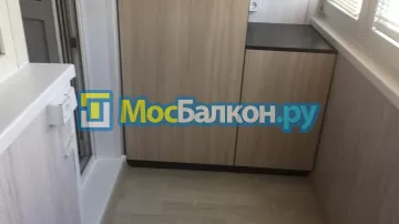 Шкаф на балкон купить в Красногорске на заказ недорого от МосБалкон