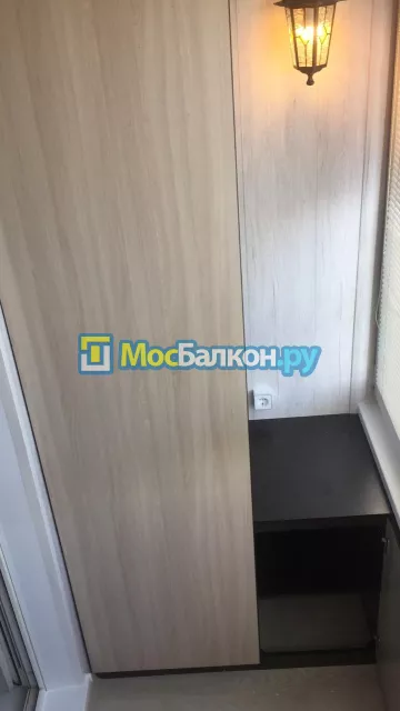 Шкаф на балкон купить в Красногорске на заказ недорого от МосБалкон