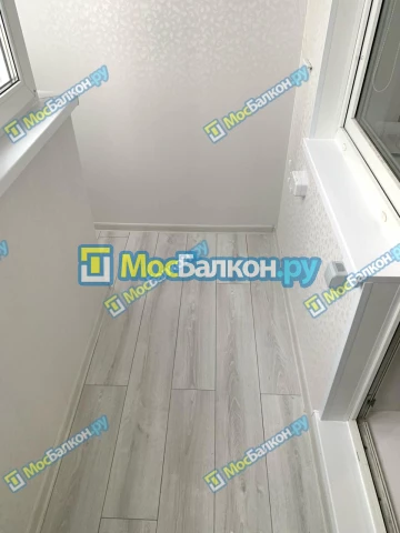 Отделка балкона и лоджии пластиковыми ПВХ панелями в Красногорске от компании МосБалкон