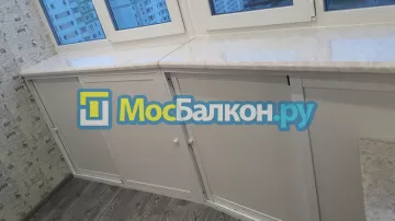 Шкаф на балкон купить в Красногорске на заказ недорого от МосБалкон