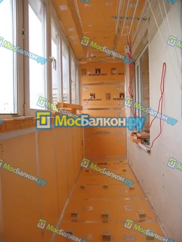 Утепление балкона пеноплэксом в Красногорске на заказ недорого от МосБалкон