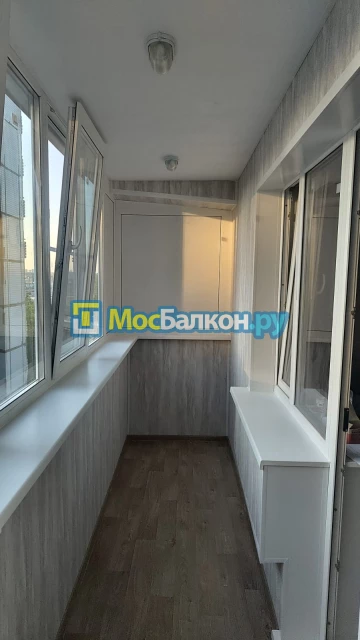 Шкаф на балкон купить в Красногорске на заказ недорого от МосБалкон