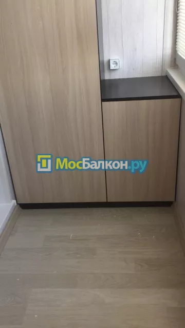 Шкаф на балкон купить в Красногорске на заказ недорого от МосБалкон