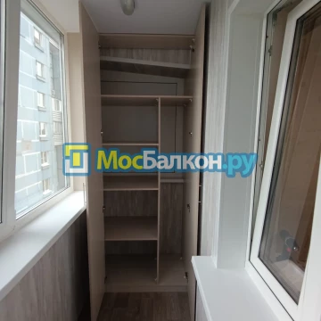 Шкаф на балкон купить в Красногорске на заказ недорого от МосБалкон