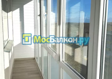 Отделка балкона и лоджии пластиковыми ПВХ панелями в Красногорске от компании МосБалкон