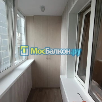 Шкаф на балкон купить в Красногорске на заказ недорого от МосБалкон
