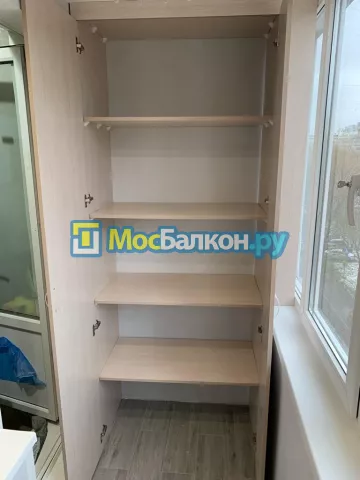 Шкаф на балкон купить в Красногорске на заказ недорого от МосБалкон