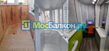 Остекление лоджий под ключ по выгодной цене в Красногорске – застеклить лоджию и балкон в МосБалкон