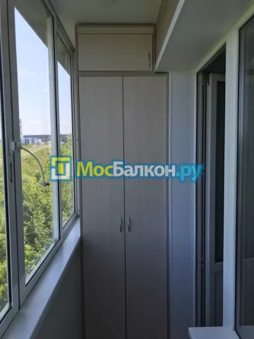 Шкаф на балкон купить в Красногорске на заказ недорого от МосБалкон