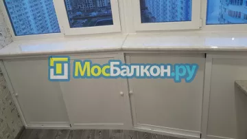 Шкаф на балкон купить в Красногорске на заказ недорого от МосБалкон
