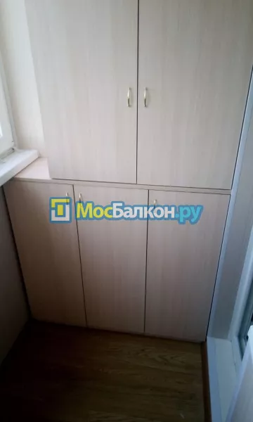 Шкаф на балкон купить в Красногорске на заказ недорого от МосБалкон