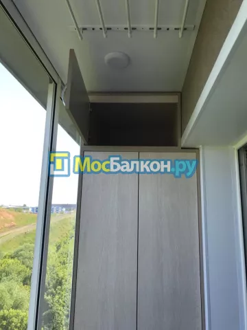 Шкаф на балкон купить в Красногорске на заказ недорого от МосБалкон