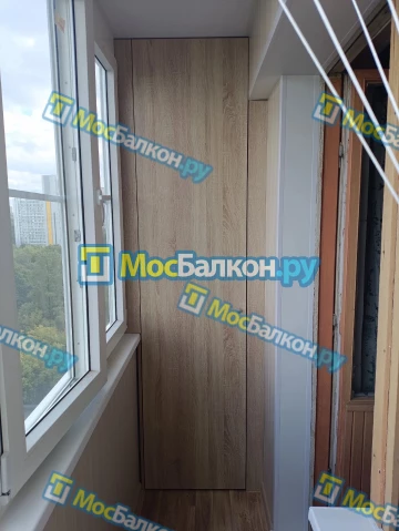 Шкаф на балкон купить в Красногорске на заказ недорого от МосБалкон