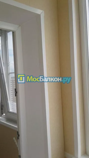 Отделка балкона и лоджии пластиковыми ПВХ панелями в Красногорске от компании МосБалкон