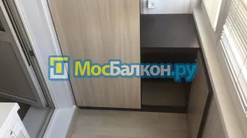 Шкаф на балкон купить в Красногорске на заказ недорого от МосБалкон
