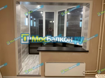 Объединение балкона и лоджии с комнатой в  Красногорске