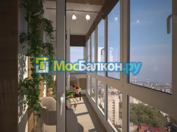 Французское остекление балконов и лоджий под ключ по доступным ценам в Красногорске | МосБалкон