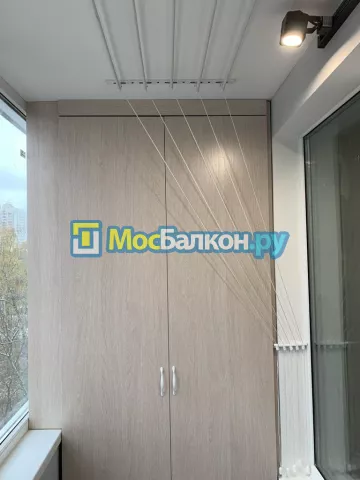 Шкаф на балкон купить в Красногорске на заказ недорого от МосБалкон