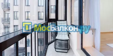 Отделка балкона и лоджии пластиковыми ПВХ панелями в Красногорске от компании МосБалкон