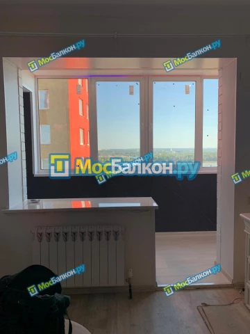 Объединение балкона и лоджии с комнатой в  Красногорске