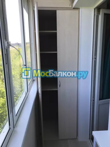 Шкаф на балкон купить в Красногорске на заказ недорого от МосБалкон