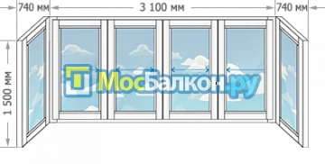 Остекление лоджий под ключ по выгодной цене в Красногорске – застеклить лоджию и балкон в МосБалкон