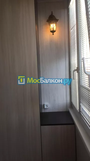 Шкаф на балкон купить в Красногорске на заказ недорого от МосБалкон