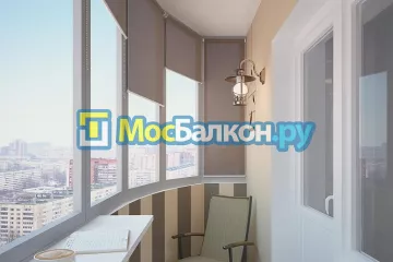 Шкаф на балкон купить в Красногорске на заказ недорого от МосБалкон