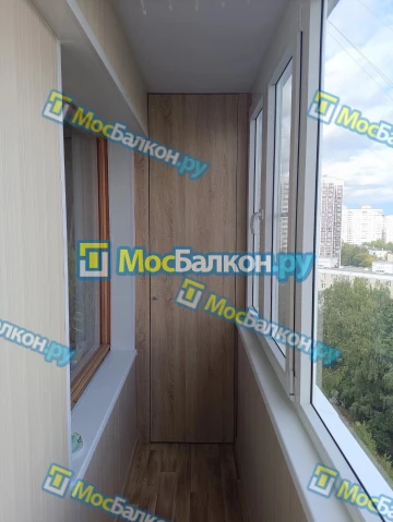 Шкаф на балкон купить в Красногорске на заказ недорого от МосБалкон