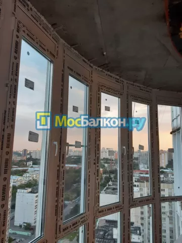 Панорамное остекление заказать под ключ по выгодной цене в Красногорске от компании МосБалкон