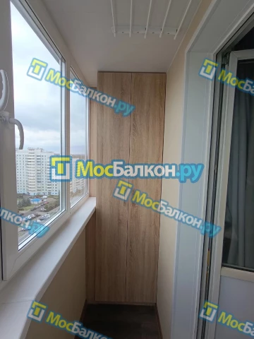 Шкаф на балкон купить в Красногорске на заказ недорого от МосБалкон