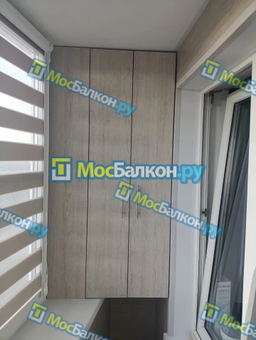 Шкаф на балкон купить в Красногорске на заказ недорого от МосБалкон