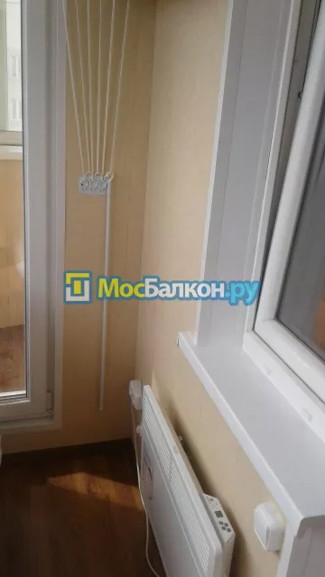 Отделка балкона и лоджии пластиковыми ПВХ панелями в Красногорске от компании МосБалкон