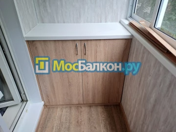 Шкаф на балкон купить в Красногорске на заказ недорого от МосБалкон