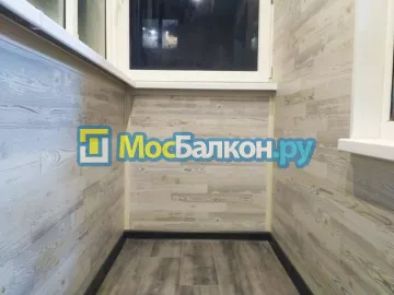 Отделка балкона и лоджии пластиковыми ПВХ панелями в Красногорске от компании МосБалкон