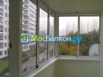 Алюминиевое остекление балконов под ключ по доступным ценам в Красногорске | МосБалкон