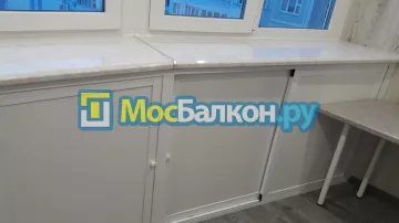Шкаф на балкон купить в Красногорске на заказ недорого от МосБалкон