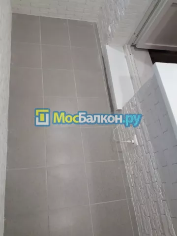 Цена на отделку лоджии декоративным камнем в Москве