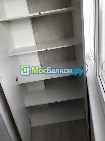Шкаф на балкон купить в Красногорске на заказ недорого от МосБалкон